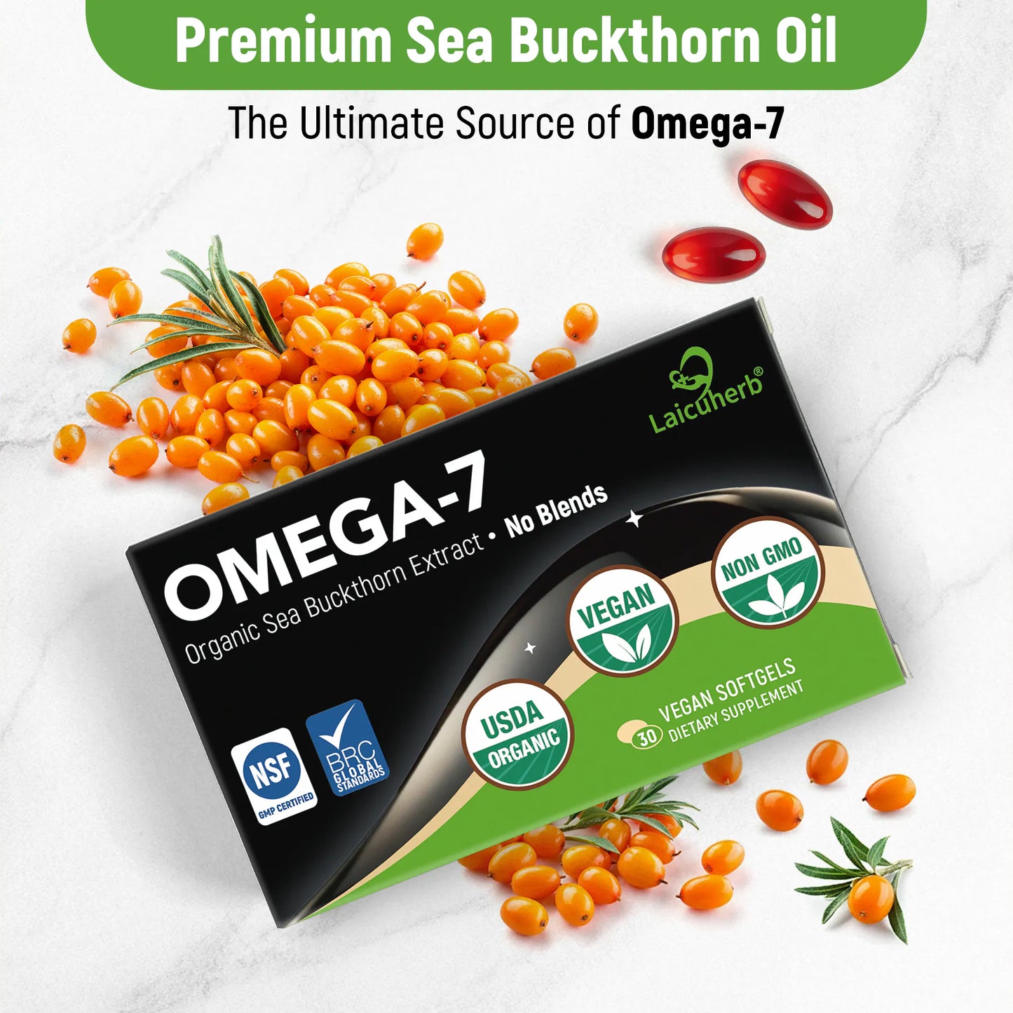 The Omega 7 sea buckthorn oil capsules is sourced from the Himalayan