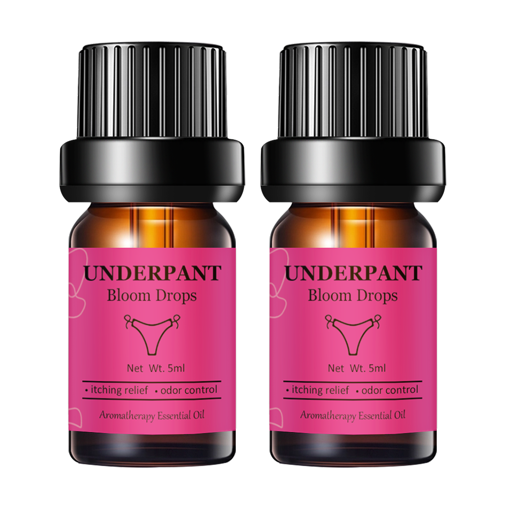 Hiherbs Underpant Oil Bloom Drop 100% Natural plants essential oil Relief vaginal itching Gentle & No irritation Yoni oil for underpant