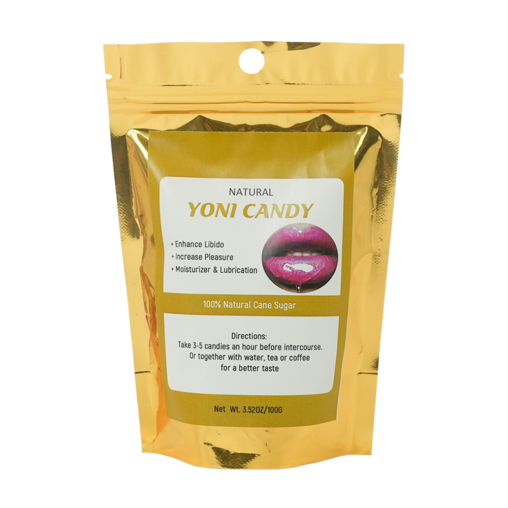 Hiherbs yoni candy 100% Pure Cane Sugar Enhances your sex life Makes your vaginal dripping Yellow yoni candy