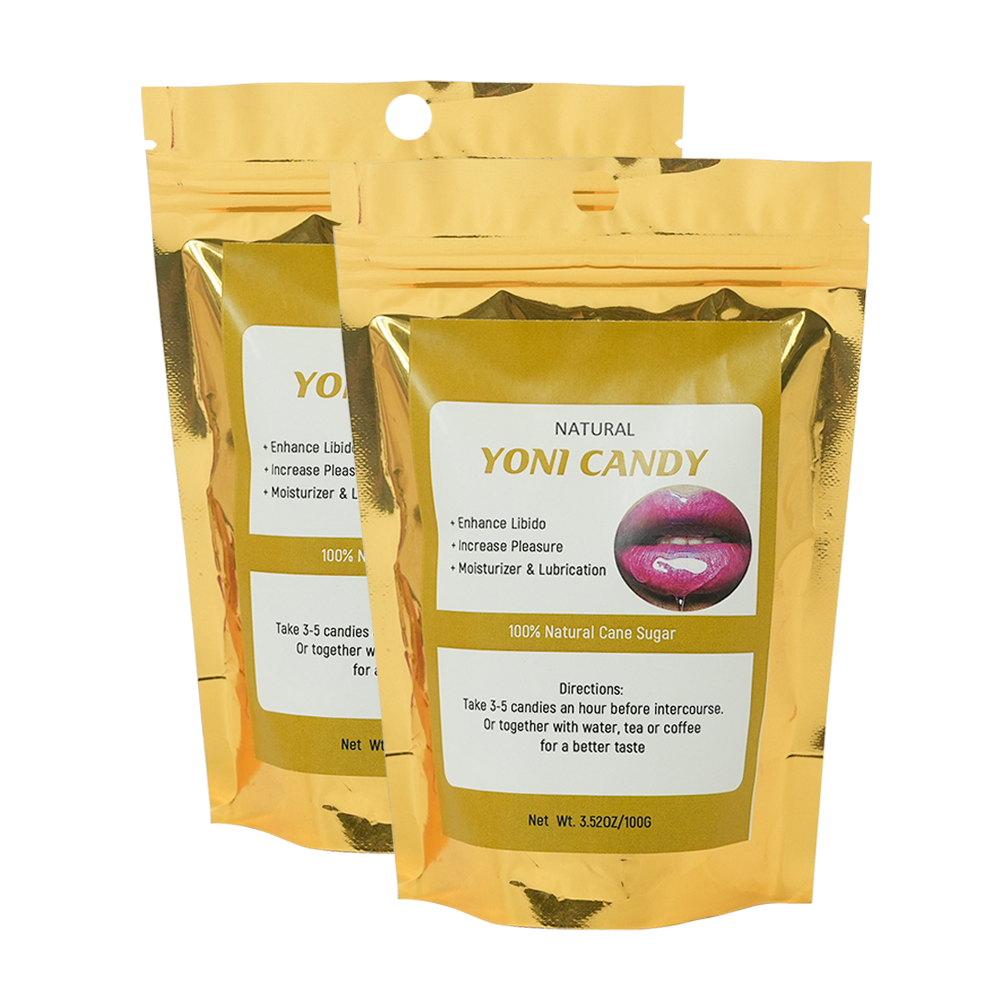 Hiherbs yoni candy 100% Pure Cane Sugar Enhances your sex life Makes your vaginal dripping Yellow yoni candy