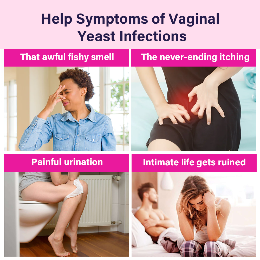 Yeast Infection Cleaner Probiotics Vaginal Suppositories (12 Pcs/2 Boxes)