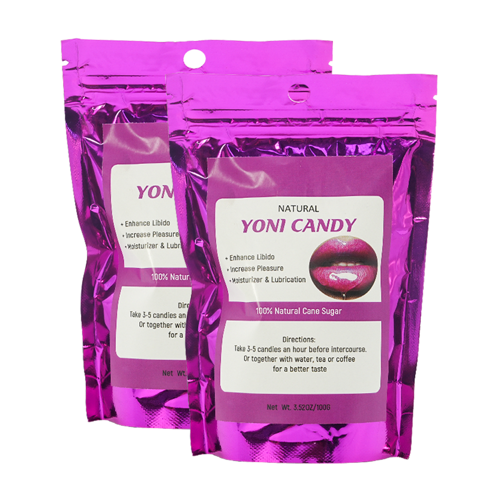 Hiherbs yoni candy 100% Pure Cane Sugar Enhances your sex life Makes your vaginal dripping Yellow yoni candy