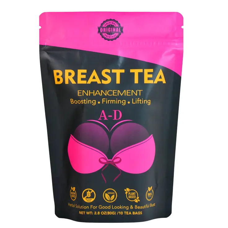 Hiherbs Breast Enhancement Tea 100% Natural Herbal Formula for Fuller, Firmer Breasts Hiherbs