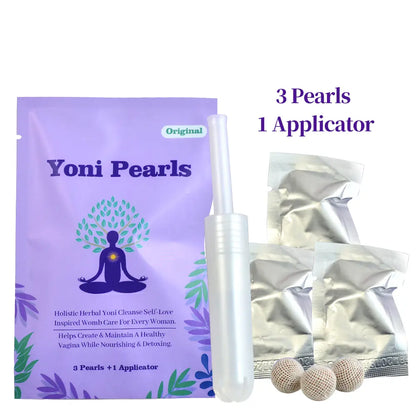 Hiherbs Yoni Detox Pearls for Pcos Cyst Cramps BV Yeast Infections Vaginal detox pearls/Qinggong pills(6-15 Pcs) Hiherbs