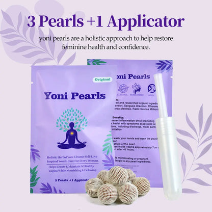 Hiherbs Yoni Detox Pearls for Pcos Cyst Cramps BV Yeast Infections Vaginal detox pearls/Qinggong pills(6-15 Pcs) Hiherbs