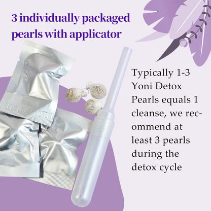 Hiherbs Yoni Detox Pearls for Pcos Cyst Cramps BV Yeast Infections Vaginal detox pearls/Qinggong pills(6-15 Pcs) Hiherbs