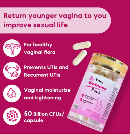 Hiherbs Yoni Repair Probiotics Pops Resolving Yeast Infections Vaginal Detox Suppositories Uterine Cyst Probiotic vaginal inserts(30 Pcs) Hiherbs