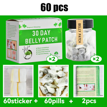 Hiherbs 30 Days Belly Patch Natural Slimming Weight Loss Tummy Fat Burner Hiherbs