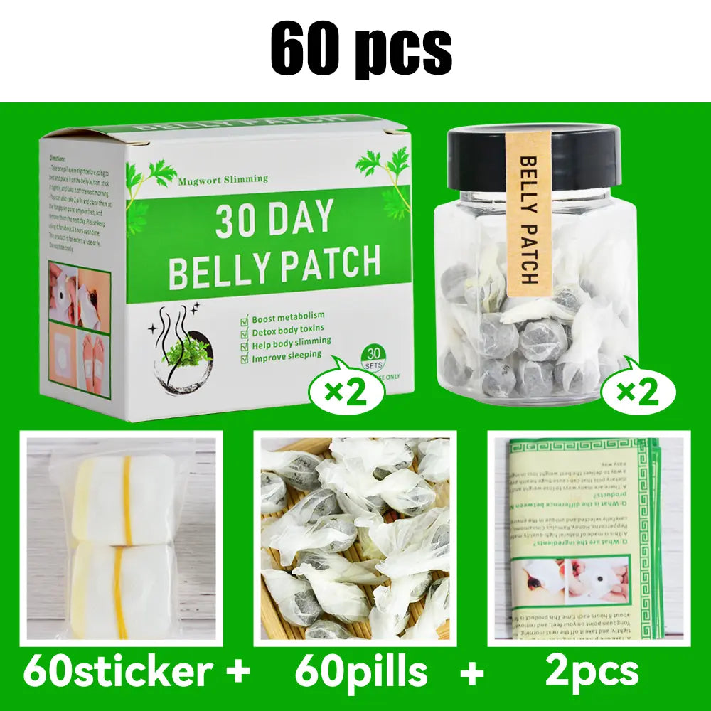 60 Pcs Belly Slim Patch