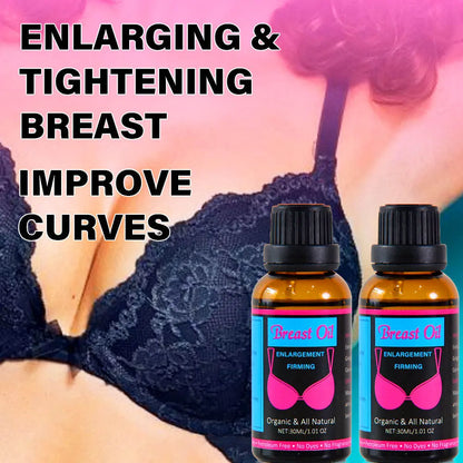 Hiherbs Breast Boobs Firming Enlargement Essential Plump Oil 30ml（2 bottle) Hiherbs