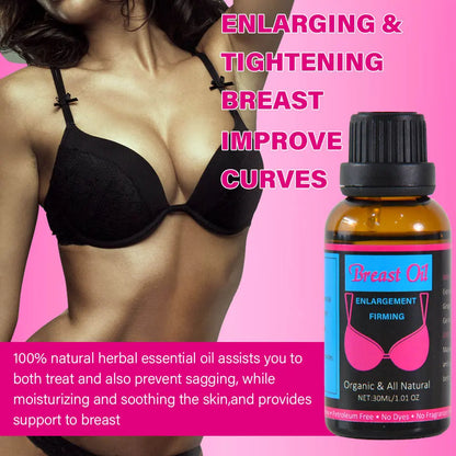 Hiherbs Breast Boobs Firming Enlargement Essential Plump Oil 30ml（2 bottle) Hiherbs