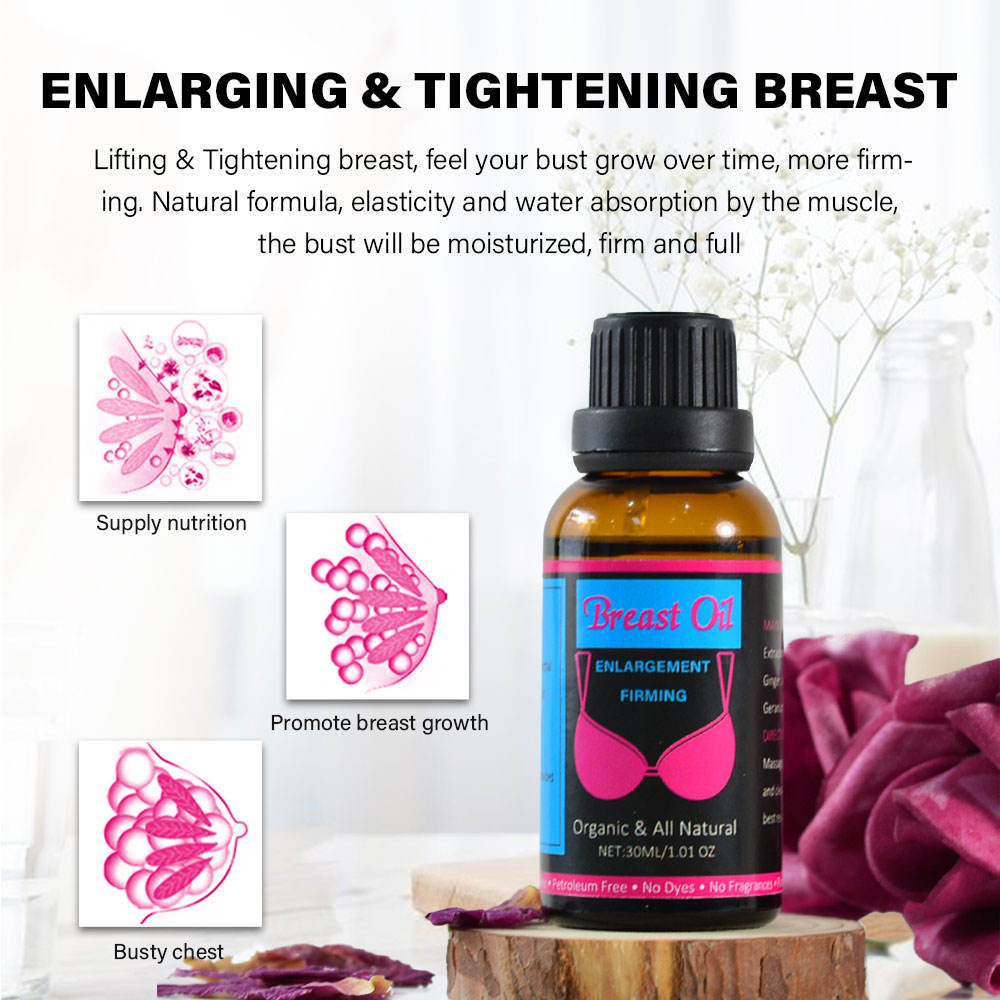 Breast Boobs Firming Enlargement Essential Plump Oil 30ml（2 bottle)