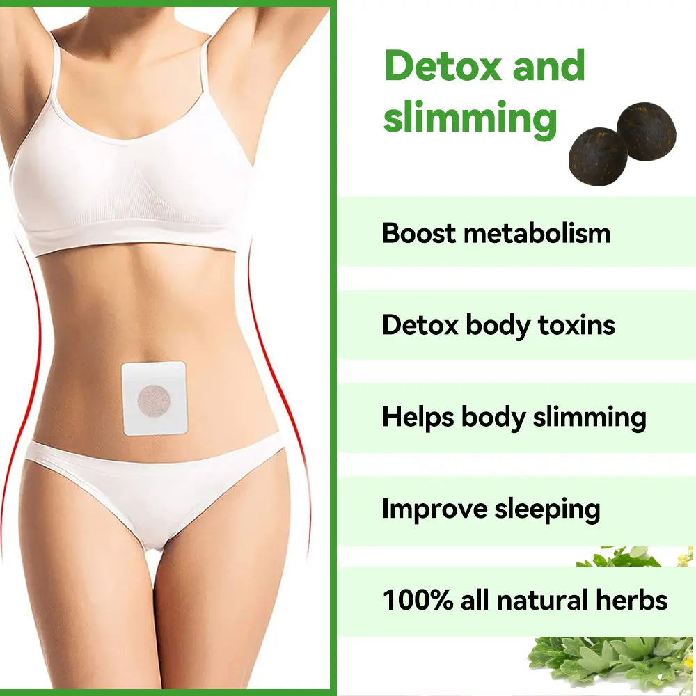 The Belly Slim Patch is mainly used for detoxification and weight loss.